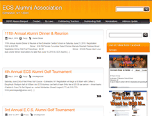 Tablet Screenshot of edmestonalumni.com